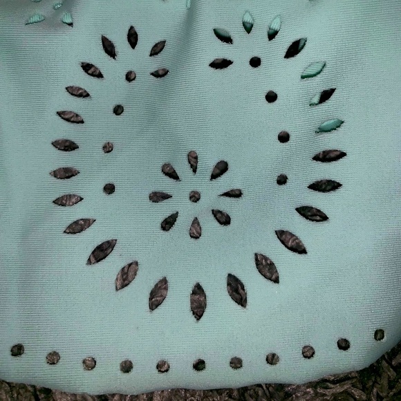 Bandeau bikini top (mint) - Picture 5 of 6